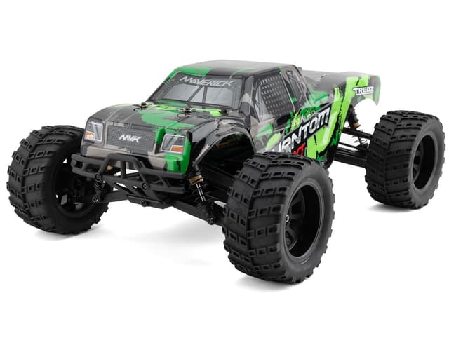 Maverick Phantom XT Brushed 1/10 4WD RTR Electric Monster Truck w/2.4GHz Transmitter, Battery & Char