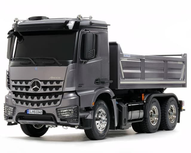 Tamiya 1/14 Mercedes-Benz Arocs 6x4 Tipper Electric Semi-Truck Kit
