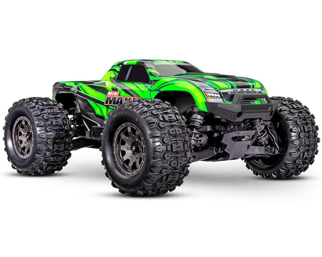 Traxxas Mini Maxx(R) Brushless 1/16 4WD RTR Monster Truck (Green) w/TQ 2.4Ghz Radio, Battery