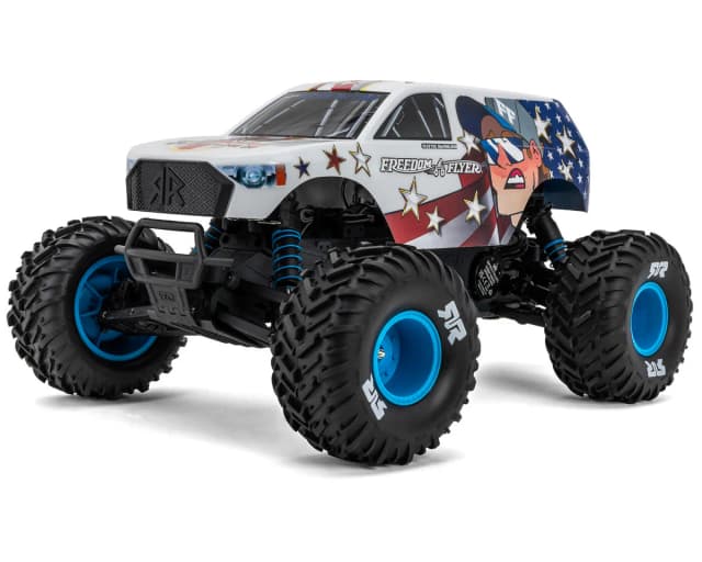 Arrma Freedom Flyer 223S BLX 1/10 2WD RTR Brushless Monster Truck w/SLT2 2.4GHz Radio, DSC,