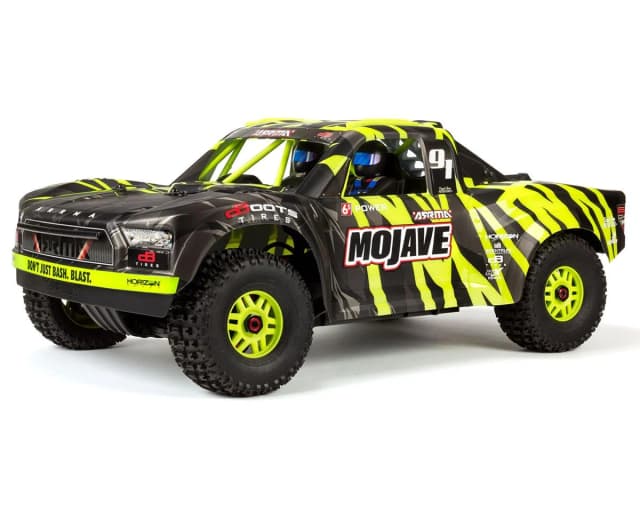 Arrma Mojave 6S BLX Brushless RTR 1/7 4WD RTR Desert Racer (Black/Green) w/SLT3 2.4GHz Radio