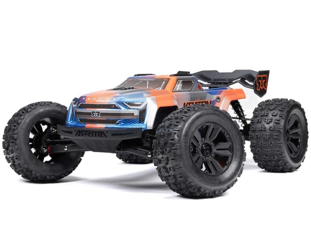 Arrma Kraton 6S BLX RTR 1/8 4WD Brushless Monster Truck (Blue/Orange) w/SLT3 2.4GHz Radio