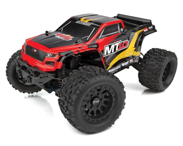Team Associated Rival MT10 V2 RTR 1/10 Brushless Monster Truck Combo w/2.4GHz Radio, 2S Battery & Ch