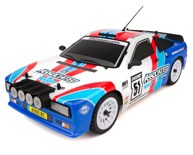 Team Associated Apex2 A550 Rally Sport RTR 1/10 Electric 4WD Rally Car Combo w/2.4GHz Radio, Battery