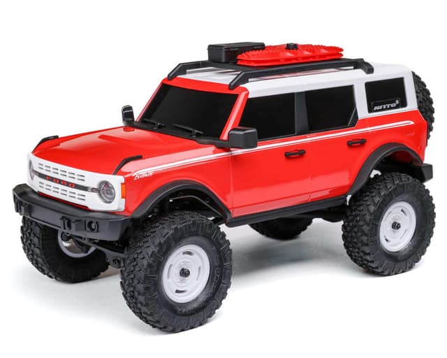 Axial SCX24 Ford Bronco Hard Body 1/24 4WD RTR Scale Mini Crawler w/2.4GHz Radio, Bat