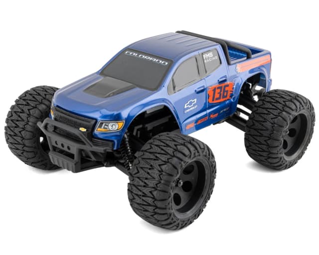 FMS FMT24 Chevrolet Colorado 1/24 RTR Brushed 4x4 Monster Truck w/2.4GHz Radio, 7.4V Battery