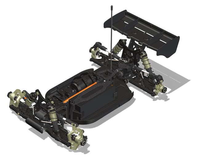 Hb Racing E8 World Spec 1/8 4WD Electric Off-Road Buggy Kit