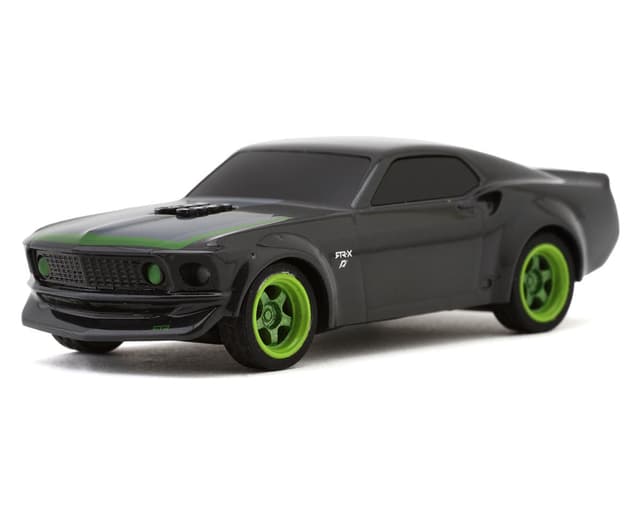 HPI Nano-TTR 1969 Ford Mustang 1/64 RTR-X Electric 2WD Micro Touring RC Car (Grey)