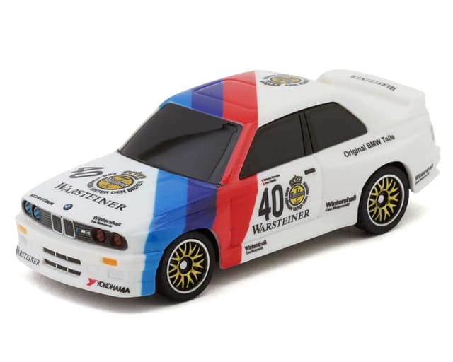 HPI Nano-TTR 1987 BMW M3 E30 Warsteiner 1/64 A-RTR Electric 2WD Micro Touring RC Car (Car On