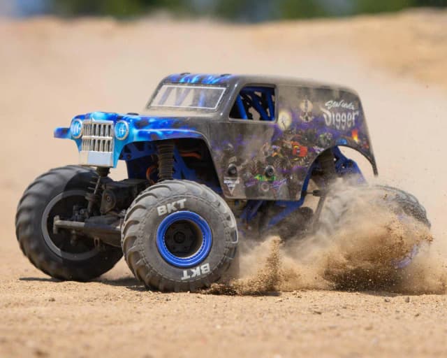 Losi 1/18 Mini LMT 4X4 Brushed RTR Monster Truck w/SLT2 2.4GHz Radio, Battery & Cha