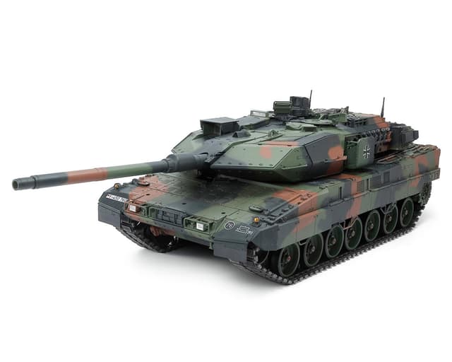 Tamiya 1/16 German Leopard 2 A7V Scale Electric RC Tank Kit w/DMD Control Unit