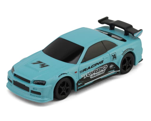 Turbo Racing C74-N 1/76 RTR Electric 2WD Micro On-Road RC Car w/2.4GHz Radio & Battery